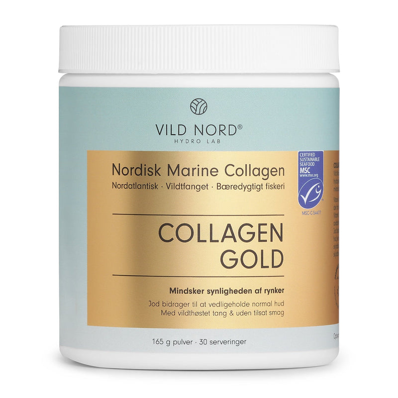 COLAGEN MARIN HIDROLIZAT GOLD pentru OASE SI PIELE - 165gr - Vild Nord